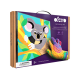 Coloring with Clay Set by Numbers 29x29cm - Koala