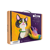 Coloring with Clay Set by Numbers 29x29cm - Cat