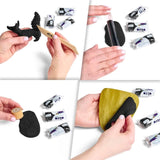 10pcs Sensory Art Air Clay Colours S - W01 Black