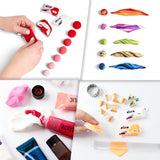 10pcs Sensory Art Air Clay Colours S - W05 Red