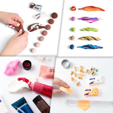 10pcs Sensory Art Air Clay Colours S - W06 Chocolate